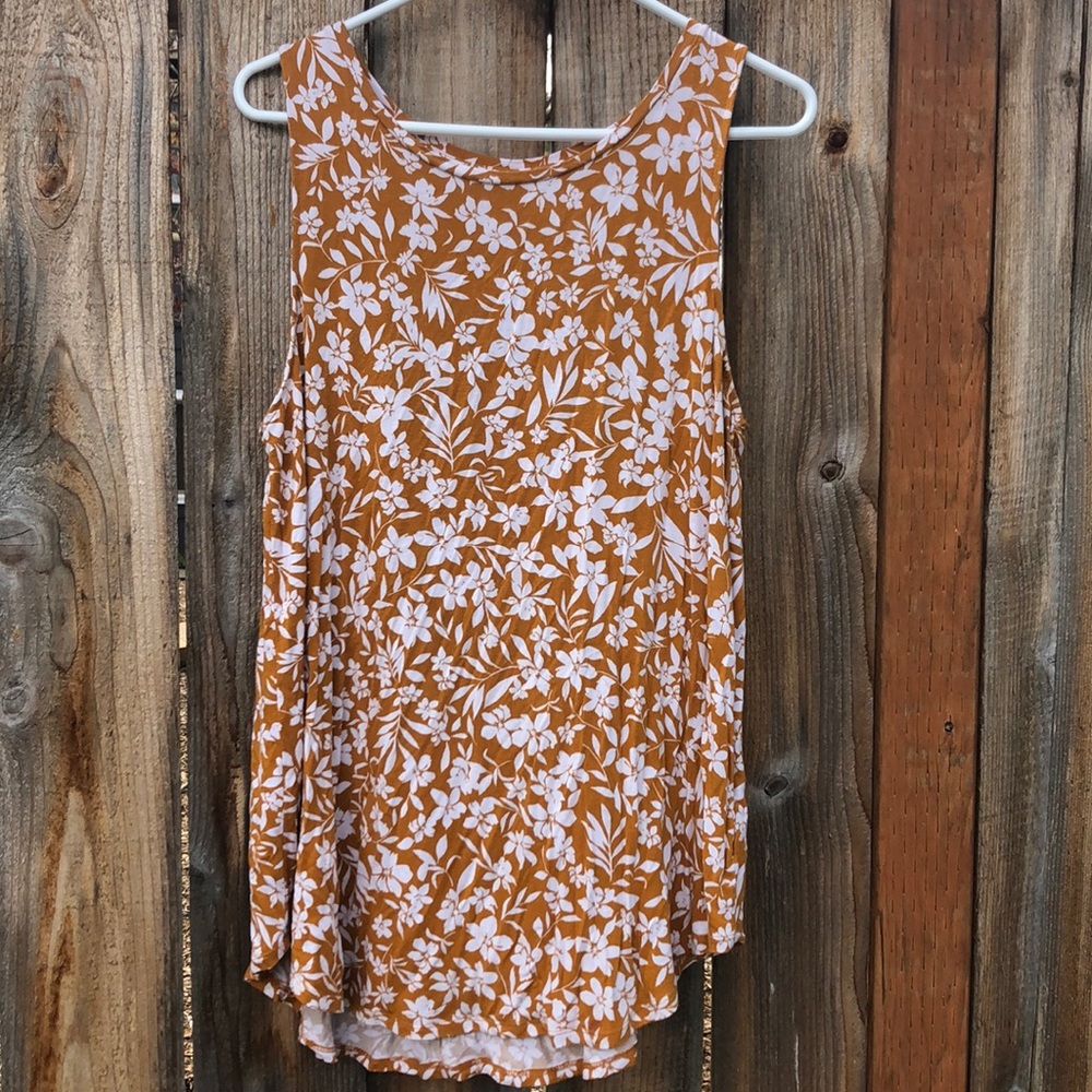 Old Navy Luxe Tank Top floral